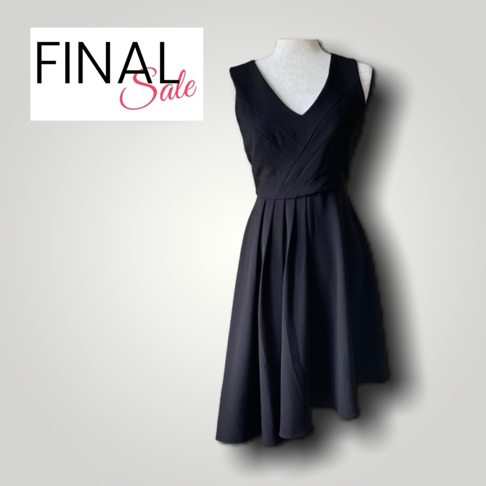 $25 Final Sale WHBM Pleated Fit & Flair Sz 2